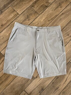 FootJoy Men’s Golf Shorts, Light Gray, Size 40